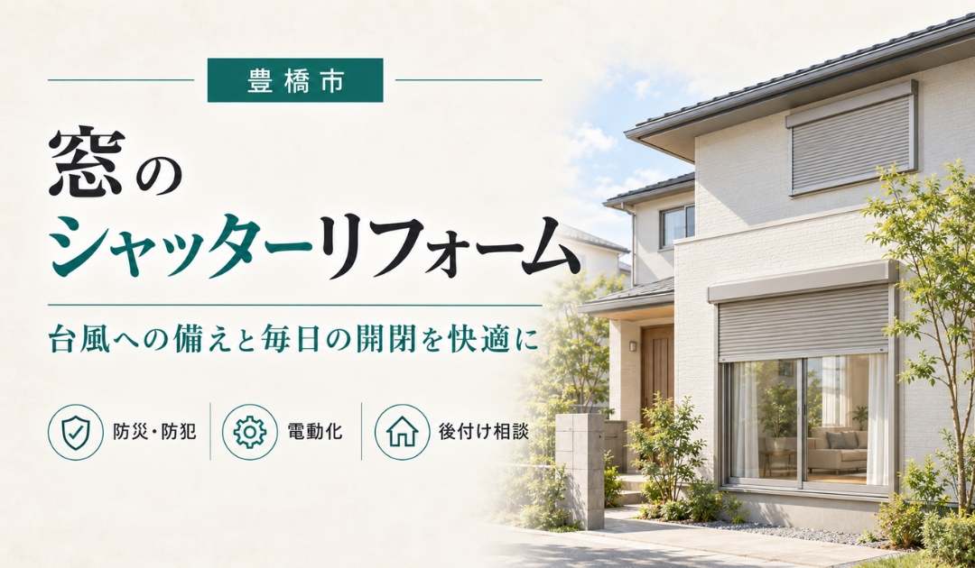 豊橋市で窓のシャッターリフォーム・後付け・交換なら専門店ティージー株式会社へ