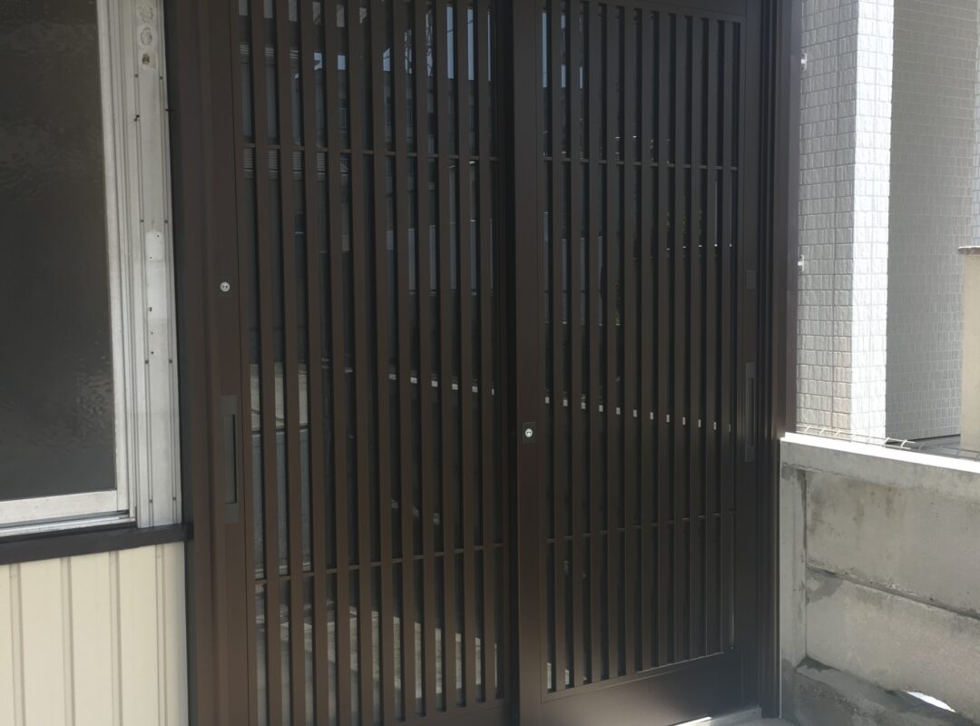 玄関引戸リフォーム　豊橋市