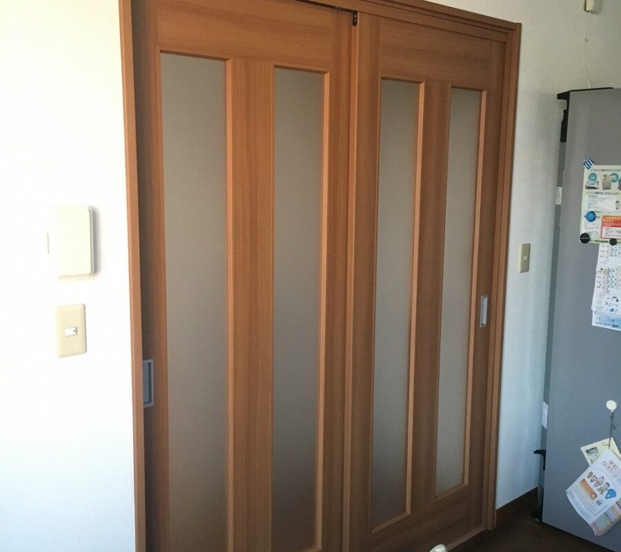 室内ドアを引戸へ取替！　豊橋市