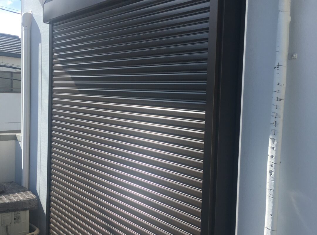 台風対策！シャッター取付　豊橋市