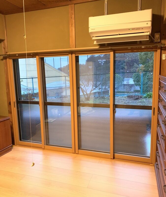 豊橋市で和室の寒さ対策で内窓プラマードUを取付しました