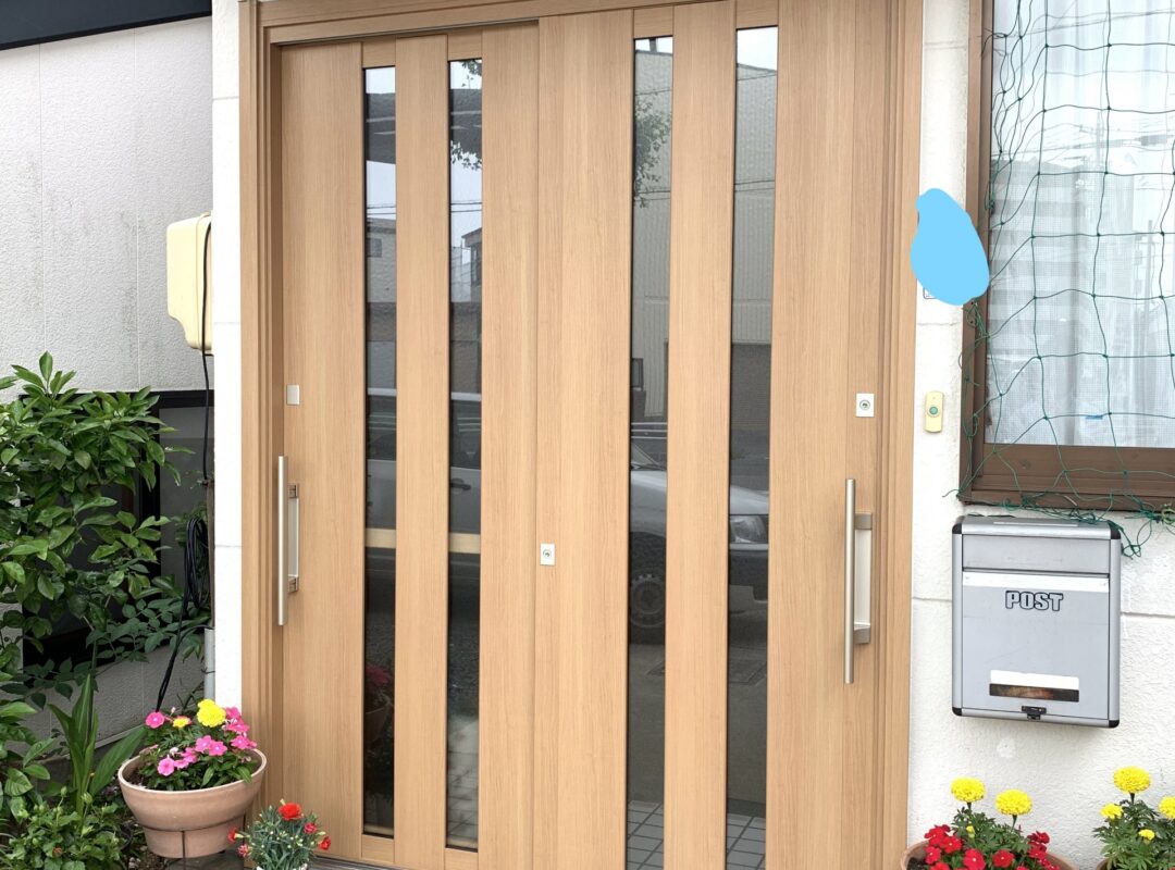 玄関引戸リフォーム☆　豊橋市