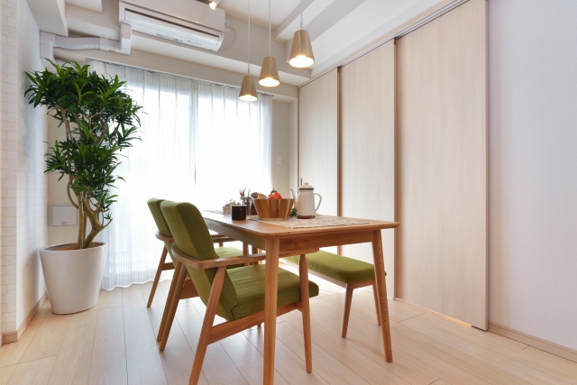 照明とリビング